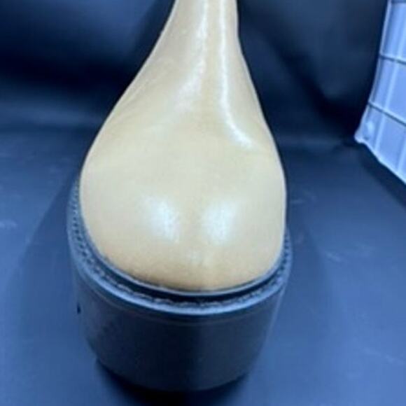 "Franco Santo" Leather Gore, Balin Booty,Chunky ,Zipper, Platform, !!!PLZ READ - Picture 6 of 15